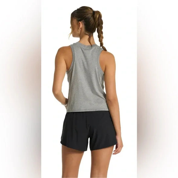 Vuori NWT Energy Tank Top in Heather Grey - Picture 4 of 7